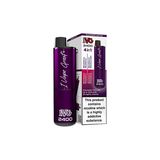 20mg I VG 2400 Disposable Vapes 2400 Puffs - 4 in 1 Multi-Edition (No Nicotine)