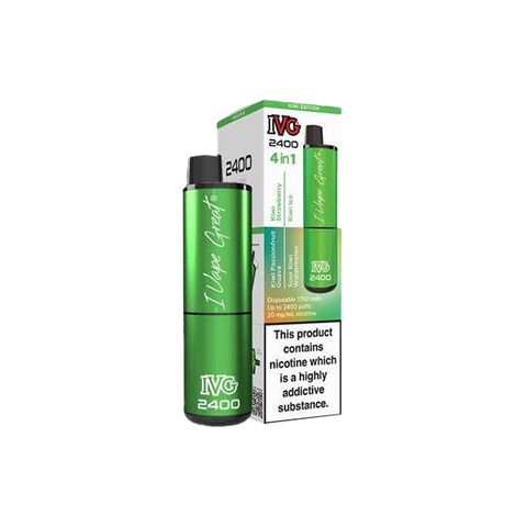 20mg I VG 2400 Disposable Vapes 2400 Puffs - 4 in 1 Multi-Edition (No Nicotine)