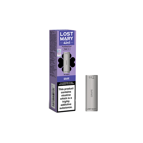 20mg Lost Mary 4in1 Prefilled Pods 1200 Puffs (No Nicotine)