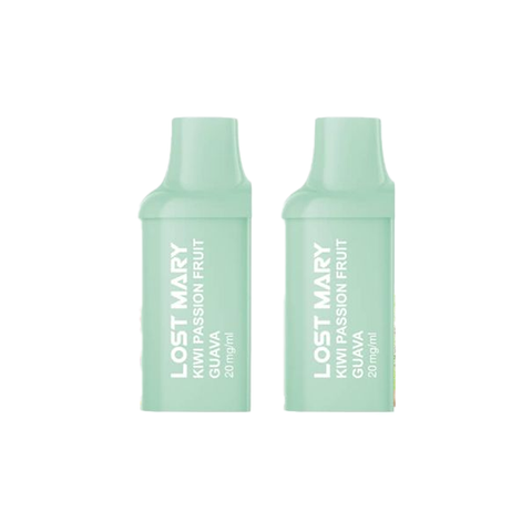 20mg Lost Mary BM600 Prefilled Replacement Pods 1200 Puffs - 2 Pcs