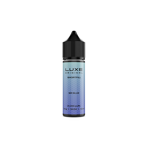 0mg LUXE 50ml Shortfill (50VG/50PG) - 5 Pack