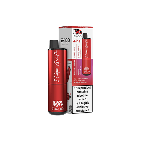 20mg I VG 2400 Disposable Vapes 2400 Puffs - 4 in 1 Multi-Edition (No Nicotine)
